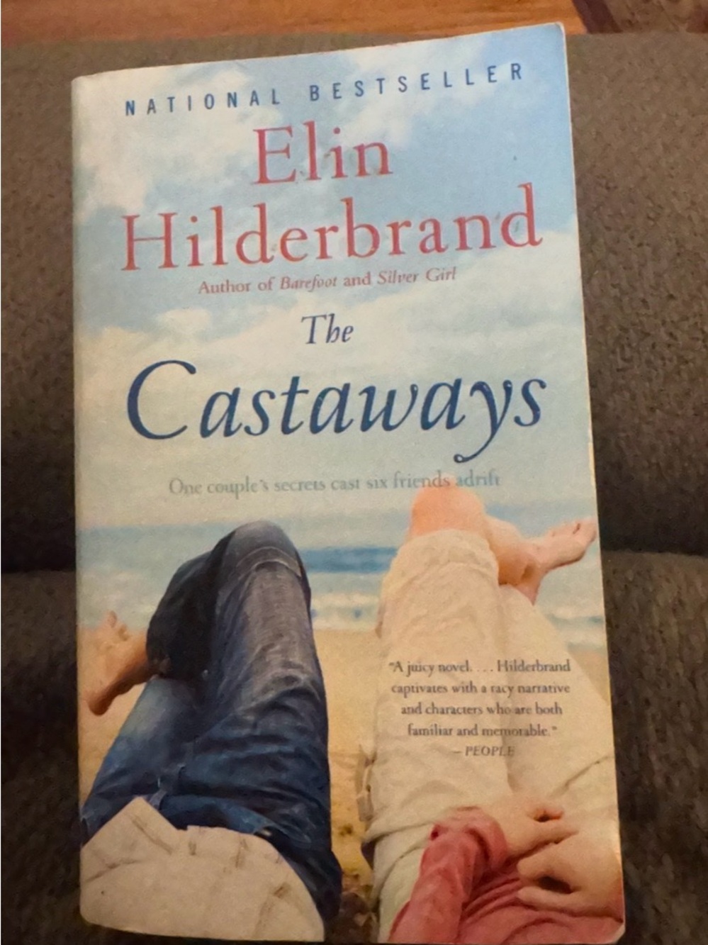 The Castaways by Elin Hilderbrand - Women's Blue Jeans Cover Image